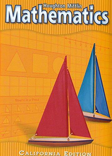 Houghton Mifflin Mathmatics California: Student Edition Level 1 2002