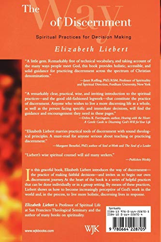 The Way of Discernment: Spiritual Practices for Decision Making — back cover