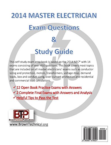 2014 Master Electrician Exam Questions and Study Guide