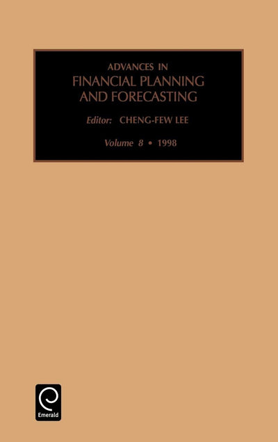 Advances in Financial Planning and Forecasting (Advances in Financial Planning and Forecasting, 8)
