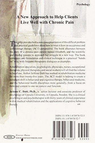 Acceptance and Commitment Therapy for Chronic Pain — back cover