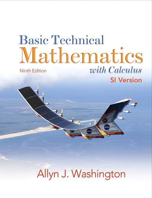 Basic Technical Mathematics With Calculus: SI Version