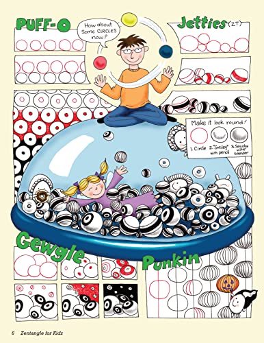 Zentangle (R) For Kidz: A Comic Guide with Alex and Lilah (Design Originals)