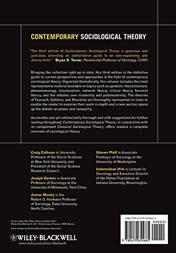 Contemporary Sociological Theory