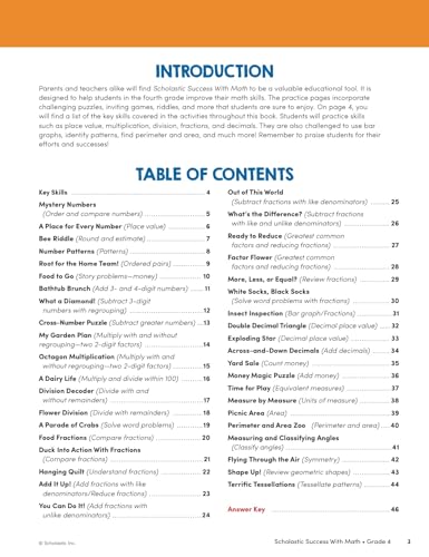 Scholastic Success with Math Grade 4 Workbook