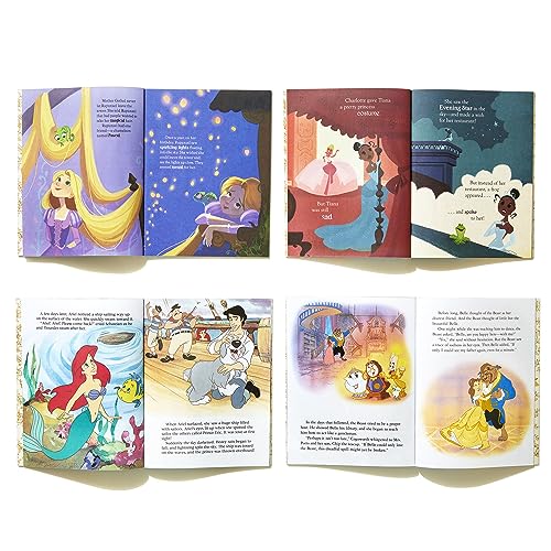 Disney Princess Little Golden Book Library -- 6 Little Golde