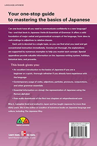 Japanese Verbs & Essentials of Grammar, Third Edition