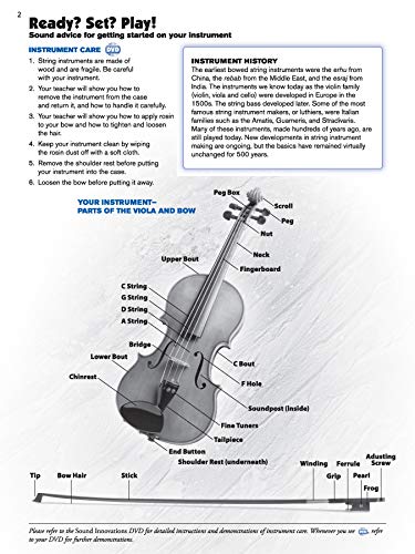 Sound Innovations for String Orchestra, Bk 1: A Revolutionary Method for Beginning Musicians (Viola), Book & Online Media