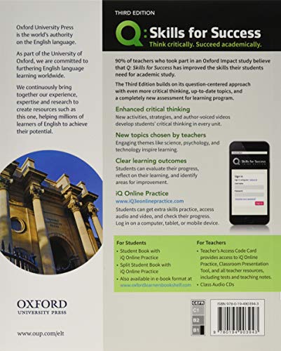 Q Skills for Success Reading and Writing, 3rd Level 3rd Edit