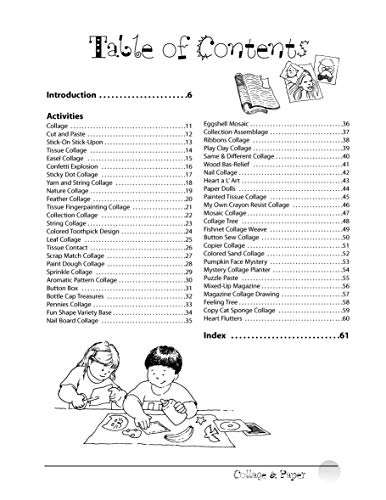 Preschool Art: Collage and Paper