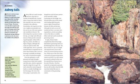 Waterfalls of Ontario — back cover