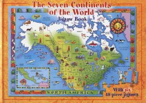 The Seven Continents of the World: Jigsaw Book