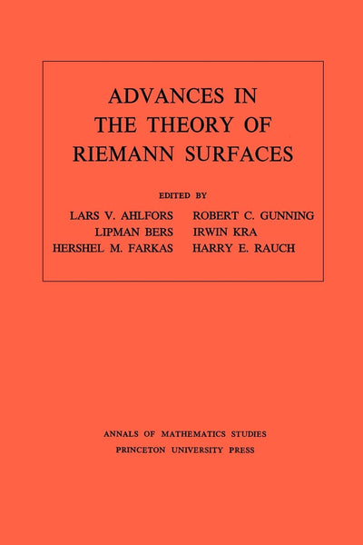 Advances in the Theory of Riemann Surfaces. (AM-66), Volume 66 (Annals of Mathematics Studies, 66)
