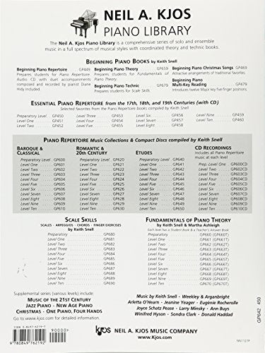 GP642 - Piano Repertoire - Etudes - Level 2