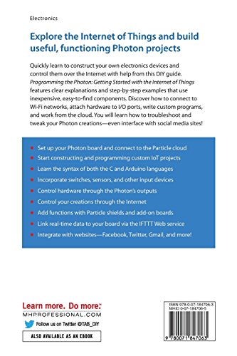 Programming the Photon: Getting Started with the Internet of Things (Tab)
