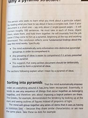The Pyramid Principle: Logic in Writing & Thinking by Barbar
