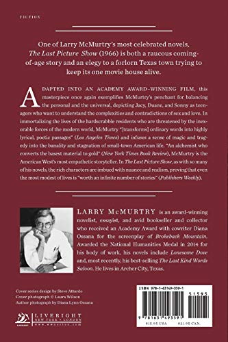 The Last Picture Show — back cover
