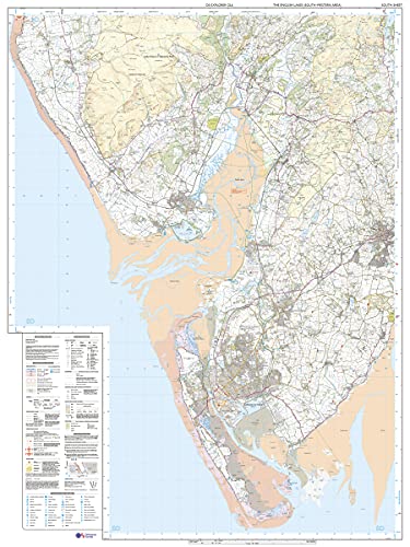 Lake District OS Explorer map OL6 The English Lakes - South Western area: Coniston, Ulverston & Barrow-in-Furness