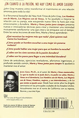 Marte y Venus juntos para siempre: secretos del amor duradero