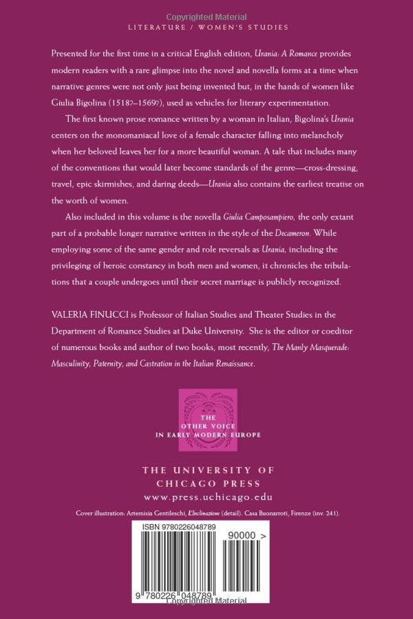 Urania: A Romance (The Other Voice in Early Modern Europe)