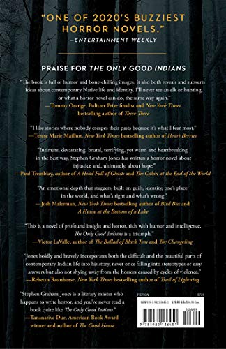 The Only Good Indians — back cover