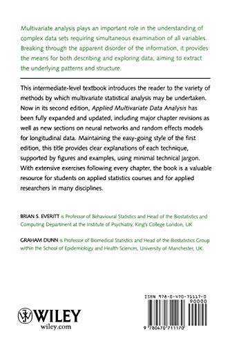 Applied Multivariate Data Analysis