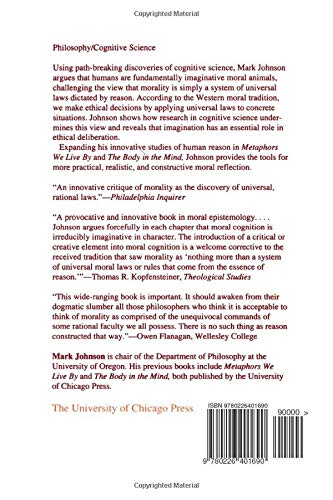 Moral Imagination: Implications of Cognitive Science for Ethics