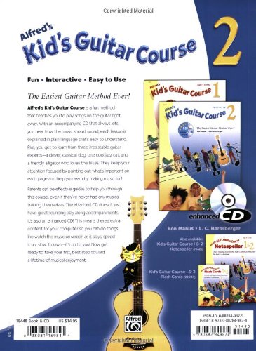 Alfred's Kid's Guitar Course 2: The Easiest Guitar Method Ever!, Book & Enhanced CD