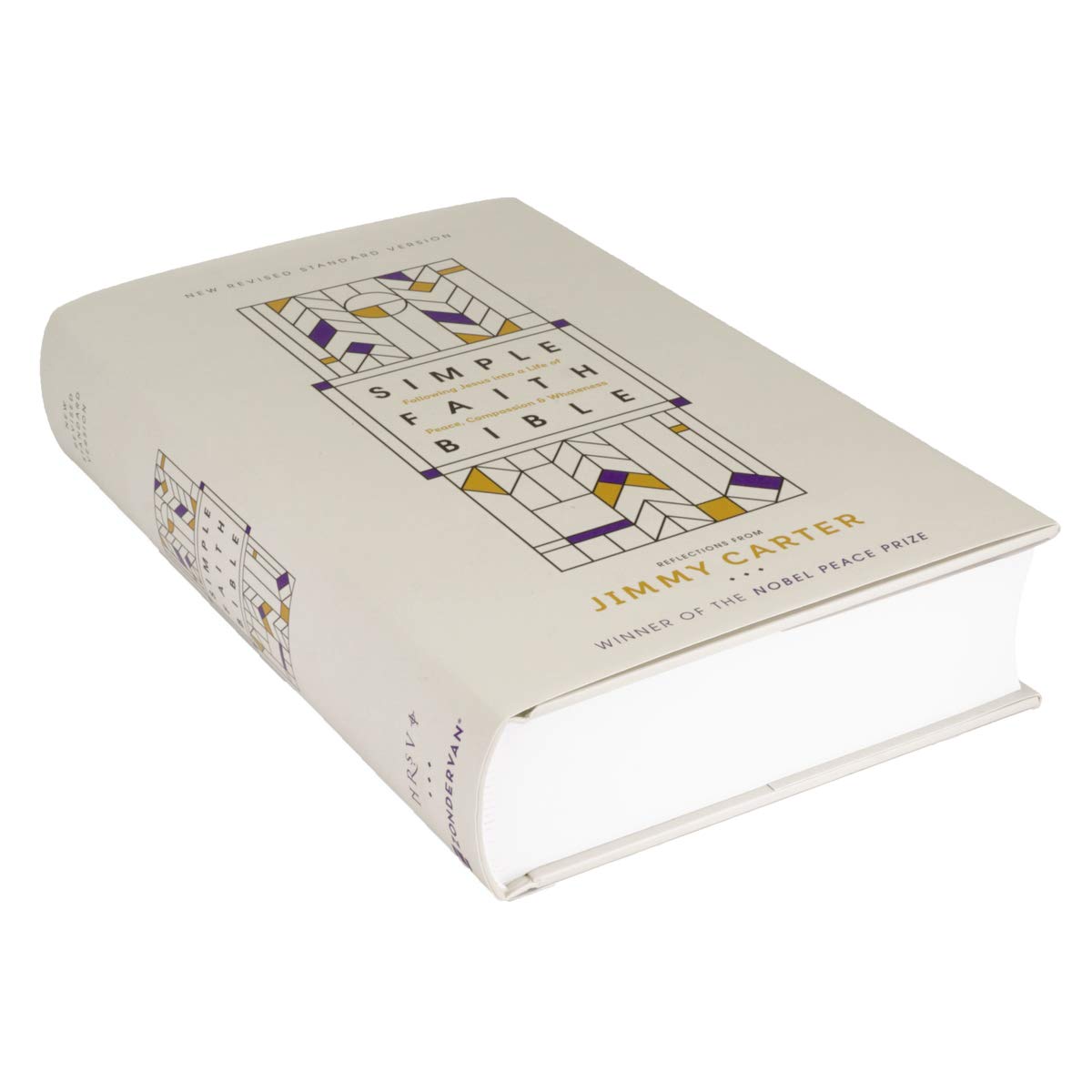NRSV, Simple Faith Bible, Hardcover, Comfort Print: Following Jesus into a Life of Peace, Compassion, and Wholeness