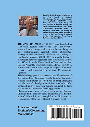 Thomas Chalmers: "The chief Scottish man of his Time