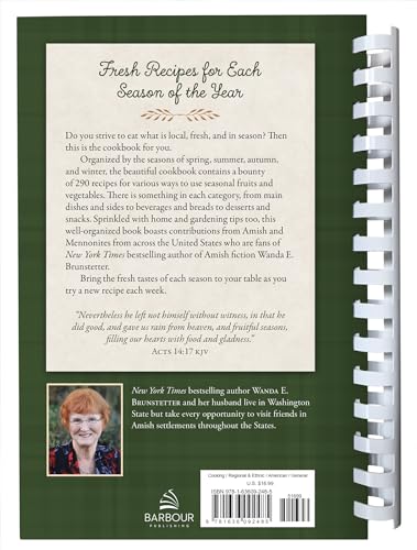 Wanda E. Brunstetter's Amish Friends 4 Seasons Cookbook: Over 290 Recipes for Eating With the Seasons