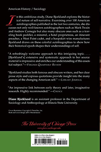 Interpreting the Self: Two Hundred Years of American Autobiography