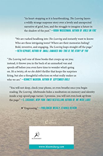 The Leaving — back cover