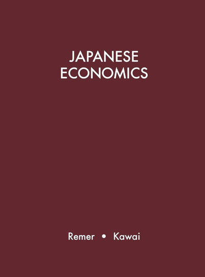 Japanese Economics: A Guide to Japanese Reference and Research Materials (University of Michigan Center for Japanese Studies Bibliogra)