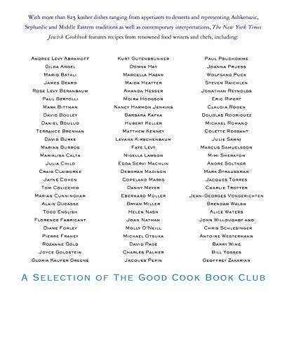 The New York Times Jewish Cookbook: More than 825 Traditional & Contemporary Recipes from Around the World — back cover
