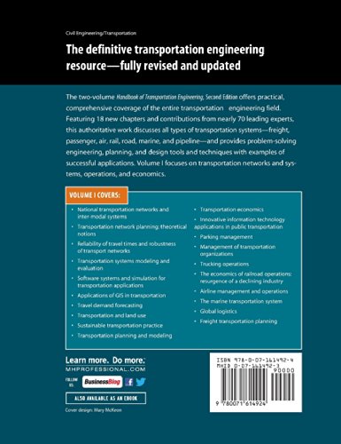 Handbook of Transportation Engineering Volume I, 2e