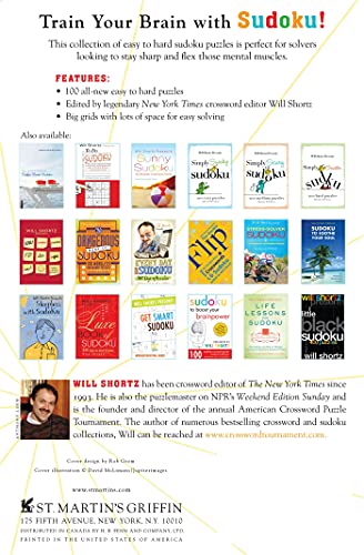 Will Shortz Presents Sudoku to Exercise Your Brain: 100 Wordless Crossword Puzzles