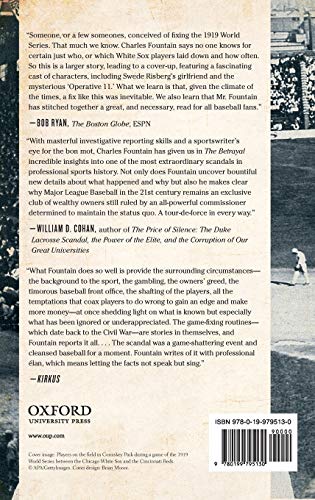 The Betrayal: The 1919 World Series and the Birth of Modern Baseball