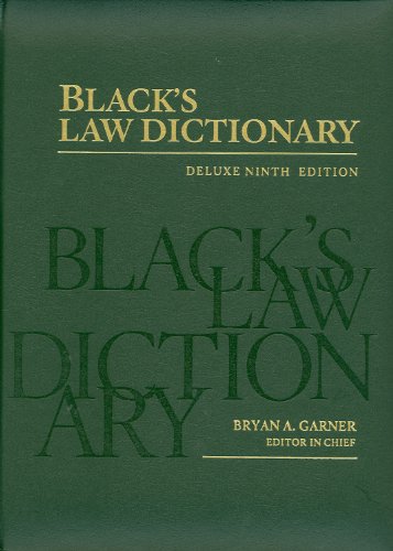 Black's Law Dictionary by Garner, Bryan A.