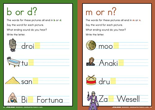 Star Wars Workbook: Kindergarten Phonics and ABCs (Star Wars Workbooks)