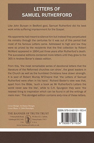 The Letters of Samuel Rutherford (Puritan Paperbacks)