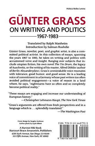 On Writing And Politics, 1967-1983