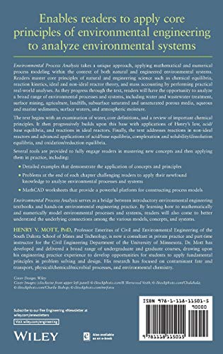 Environmental Process Analysis: Principles and Modeling — back cover
