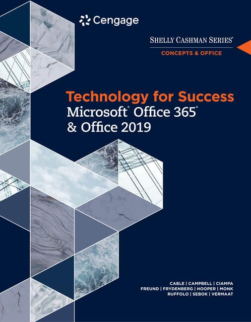 Technology for Success and Shelly Cashman Series MicrosoftOf