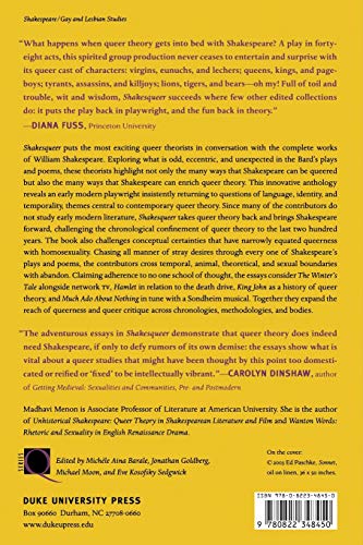 Shakesqueer: A Queer Companion to the Complete Works of Shakespeare (Series Q)