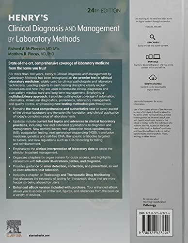 Henry's Clinical Diagnosis and Management by Laboratory Methods