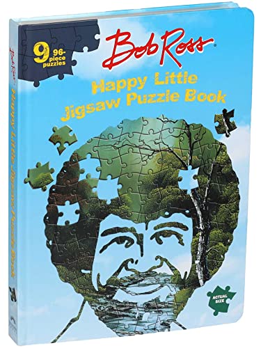 Bob Ross Happy Little Jigsaw Puzzle Book (Jigsaw Puzzle Books) — back cover