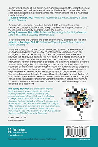 Handbook of Diagnosis and Treatment of DSM-5 Personality Disorders