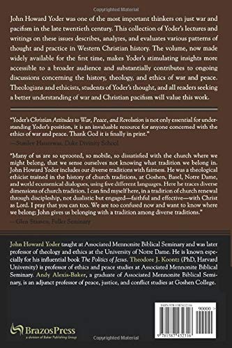 Christian Attitudes to War, Peace, and Revolution