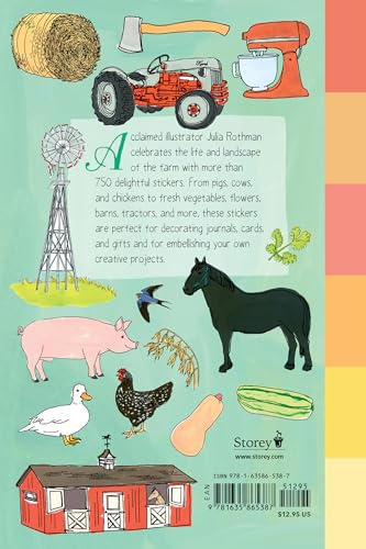 Farm Anatomy Sticker Book: A Julia Rothman Creation; More than 750 Stickers